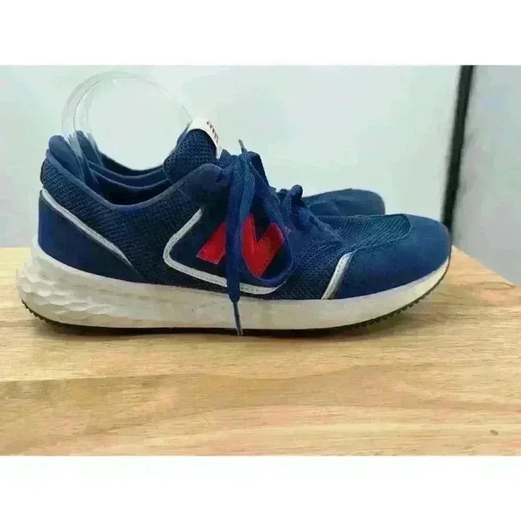 New Balance Fresh Foam X-70 Blue & Red Athletic Sneaker Men's Size 9.5 - Picture 11 of 11